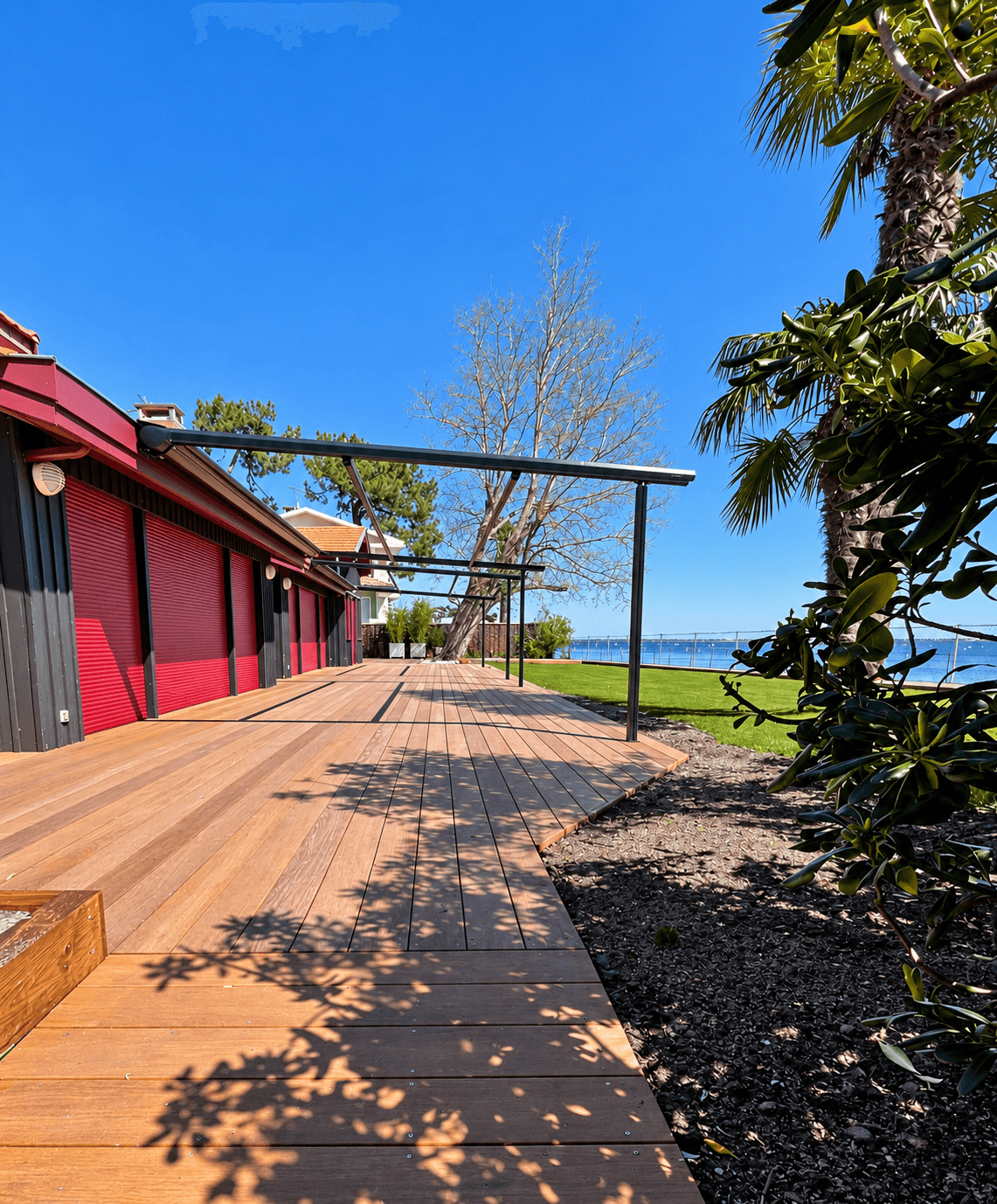 Terrasse bois au Cap Ferret